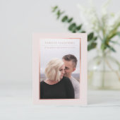 Voor altijd Valentijnse Foto Save the Date Briefkaart (Staand voorkant)