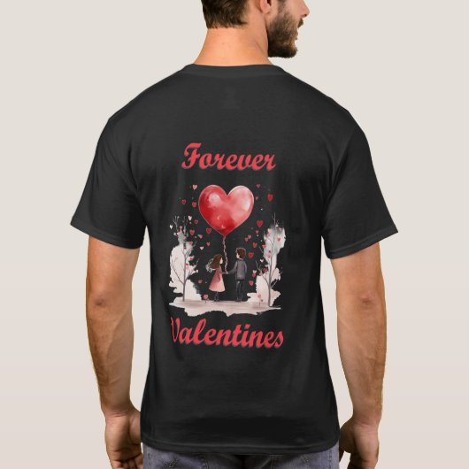 Voor altijd Valentijnse ! T-shirt (Achterkant)