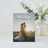 "Voor altijd Valentijnse Valentijnsdagen" Foto Bri Feestdagenkaart (Staand voorkant)