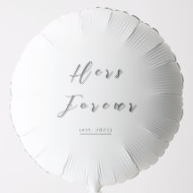 Voor altijd van haar | Aangepaste Helium Ballon vo