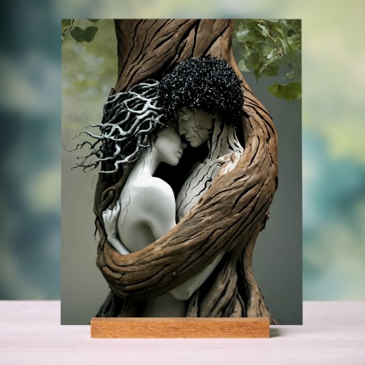 "Voor altijd van jou" Acryl Bord (Neutraal)