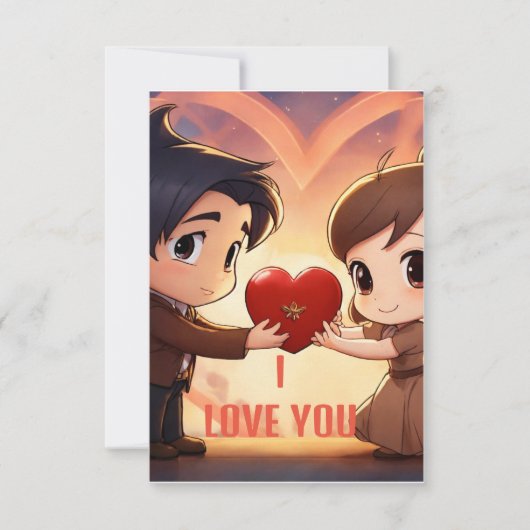 "Voor altijd van jou" Bedankkaart (Voorkant)