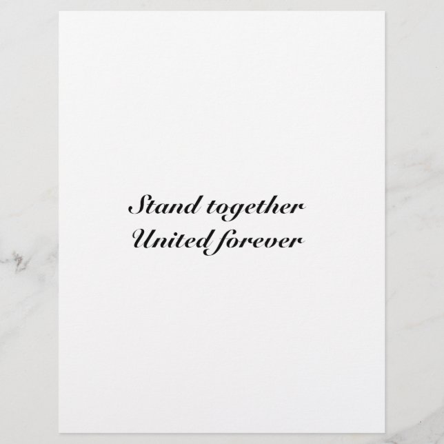 Voor altijd verenigd (Voorkant)