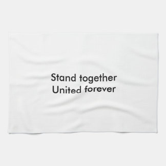 Voor altijd verenigd theedoek