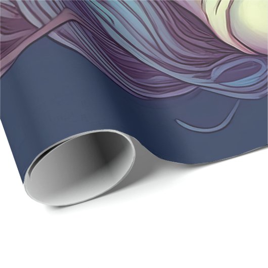 Voor altijd verlangen, voor altijd toegewijd, drom cadeaupapier (Rol Hoek)