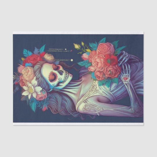 Voor altijd verlangen, voor altijd toegewijd, drom tissuepapier (Voorkant)