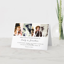 Voor altijd verliefd bedankkaart