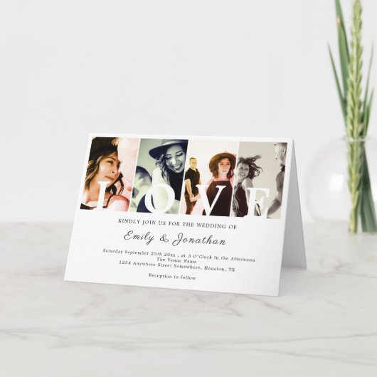 Voor altijd verliefd bedankkaart (Voorkant)