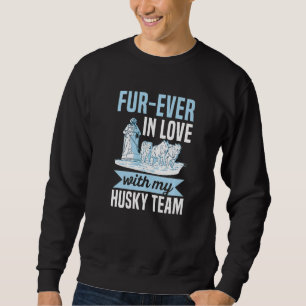 Voor altijd verliefd op mijn husky-team Pun voor e Trui