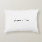 Voor altijd verliefd - Trouwkussen Valentijnsdag Accent Kussen (Voorkant)