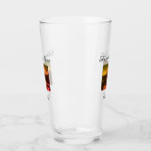 Voor altijd verliefd voeg paar foto bruiloft verlo glas (Links)