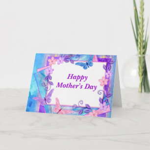 voor altijd vlinders-Happy Mother's Day Kaart