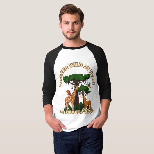 Voor altijd wild in hart en nieren t-shirt (Voorkant volledig)