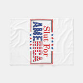 Voor Amerika 4 juli Fleece Deken (Voorkant (Horizontaal))