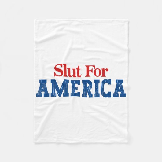 Voor Amerika 4 juli Fleece Deken (Voorkant)