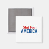 Voor Amerika 4 juli Magneet (Voorkant / Achterkant)