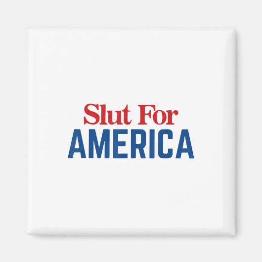 Voor Amerika 4 juli Magneet (Voorkant)