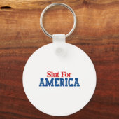 Voor Amerika 4 juli Sleutelhanger (Voorkant)