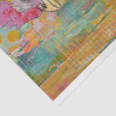 Voor Artiest Boerderij Animal Junk Journal Achterg Tissuepapier (Detail)