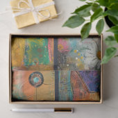 Voor artiest Cat Theme Junk Journal Achtergrond 3 Tissuepapier (Geschenk)