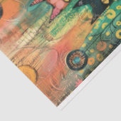 Voor artiest Cat Theme Junk Journal Achtergrond 3 Tissuepapier (Detail)