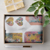 Voor artiesten Boerderij Animal Junk Journal Ephem Tissuepapier (Geschenk)