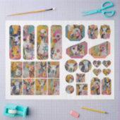 Voor artiesten Boerderij Animal Junk Journal Ephem Tissuepapier (Craft)