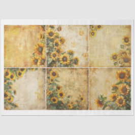 Voor artiesten Crafters  stijl zonnebloemen Tissuepapier