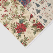 Voor artiesten Vintage Kerst thema achtergrond Tissuepapier (Detail)