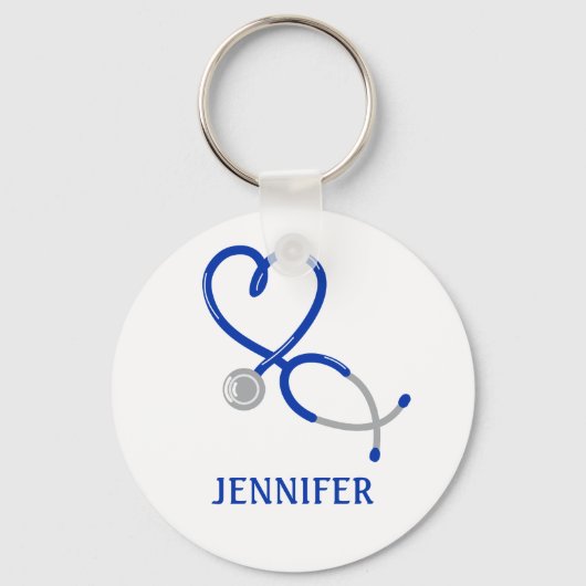 Voor artsen en verpleegkundigen gepersonaliseerde  sleutelhanger (Voorkant)