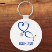 Voor artsen en verpleegkundigen gepersonaliseerde  sleutelhanger (Achterkant)