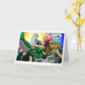 Voor Asgard! - Wenskaart Kaart (Gele Bloem)