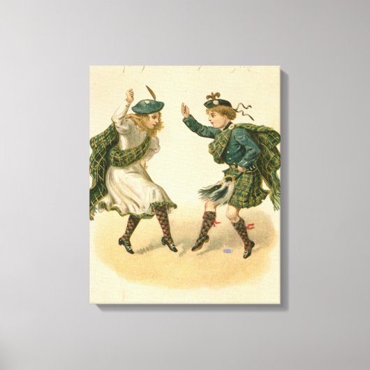 Voor Auld Lang Syne - een vrolijk kerstfeest Canvas Afdruk (Voorkant)