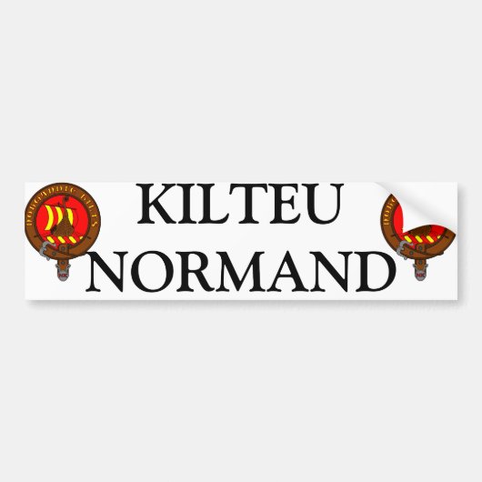 Voor auto's van Kilteux Bumpersticker (Voorkant)