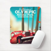 Voor avontuur! Olympisch Nationaal Park Washington Muismat (Met muis)