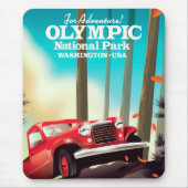 Voor avontuur! Olympisch Nationaal Park Washington Muismat (Voorkant)
