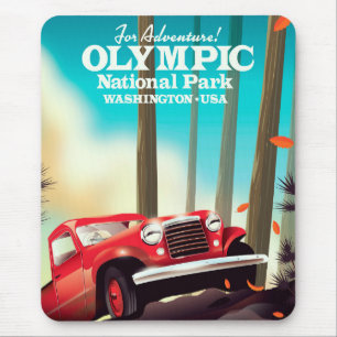 Voor avontuur! Olympisch Nationaal Park Washington Muismat