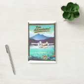 Voor Avontuur! Reisposter voor zeevliegtuigen Post-it® Notes (Kantoor)