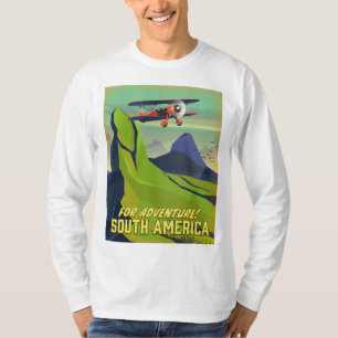 Voor Avontuur, Zuid-Amerika reisposter Reus C T-shirt