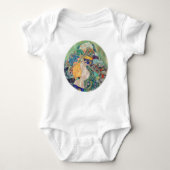 Voor Baby kleurige Gustav Klimt Romper (Voorkant)