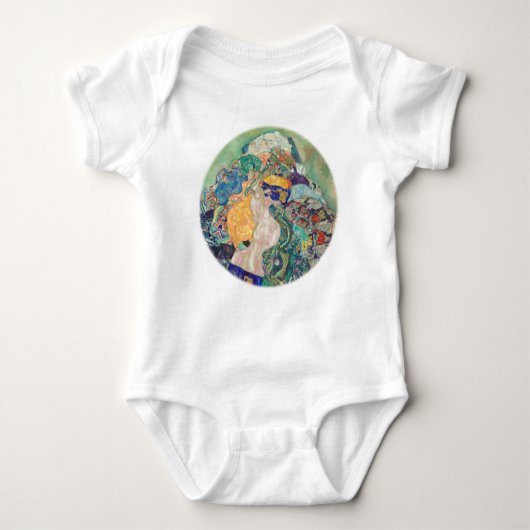 Voor Baby kleurige Gustav Klimt Romper (Voorkant)