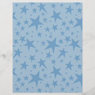 Voor babypeuterpapier: grote sterren