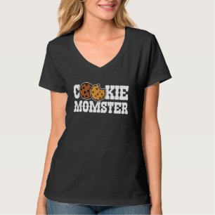 Voor bakker Moms scout Moms Cookie Momster Moeder T-shirt