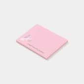 Voor balletdocenten Roze dans-schoenen op maat Post-it® Notes (Schuin)