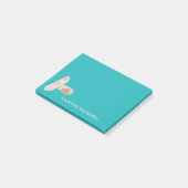 Voor balletdocenten Tan Dance-schoenen op maat Post-it® Notes (Schuin)