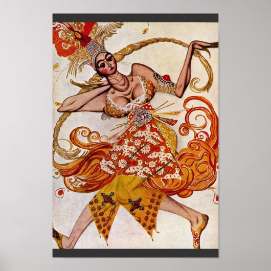 Voor Ballettfigurine: Firebird By Bakst Léon (best Poster (Voorkant)
