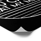 Voor barbecue grill & amp; vlees grillen fans & am poster (Hoek)