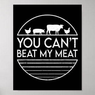 Voor barbecue grill & amp; vlees grillen fans & am poster