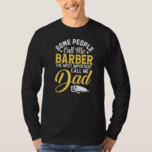 Voor Barber Dad Barber Dad Barber T-shirt (Voorkant)