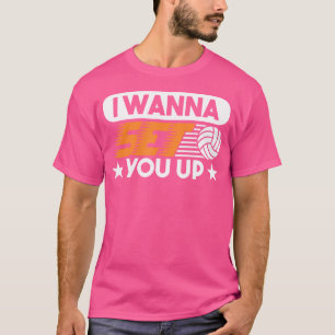 Voor beachvolleyballers t-shirt